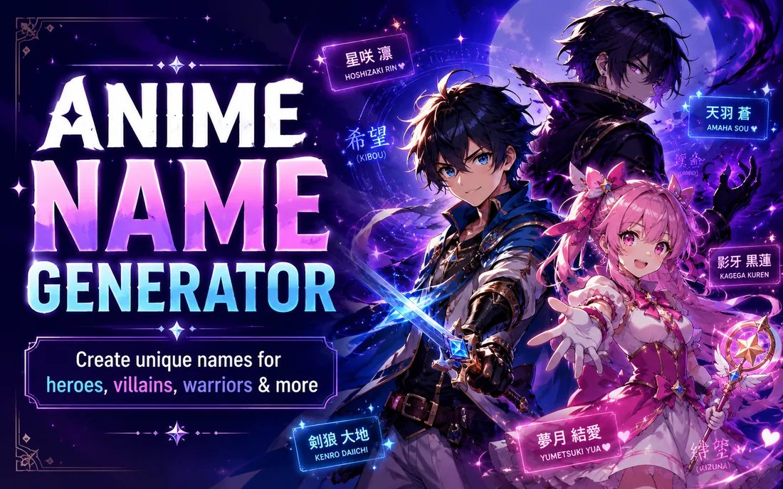 Anime Name Generator illustration 1
