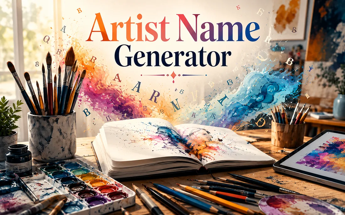 Artist Name Generator illustration 1