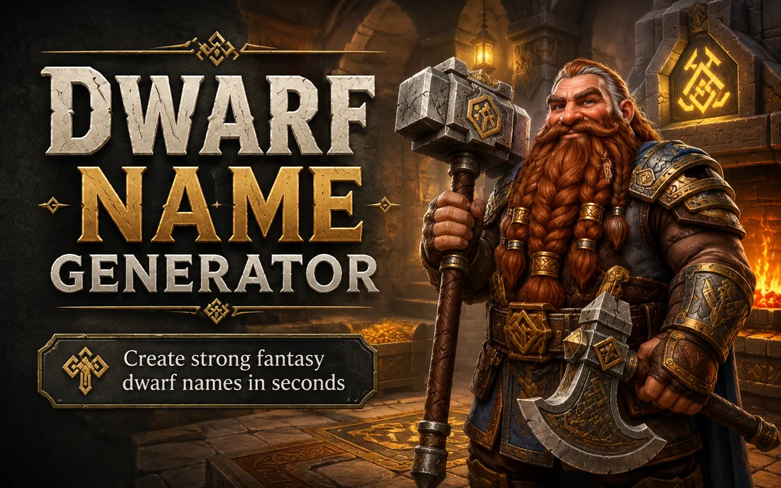 Dwarf Name Generator illustration 1