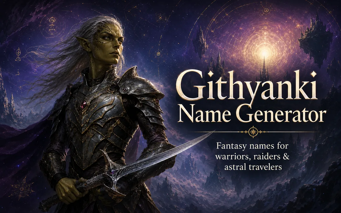 Githyanki Name Generator illustration 1