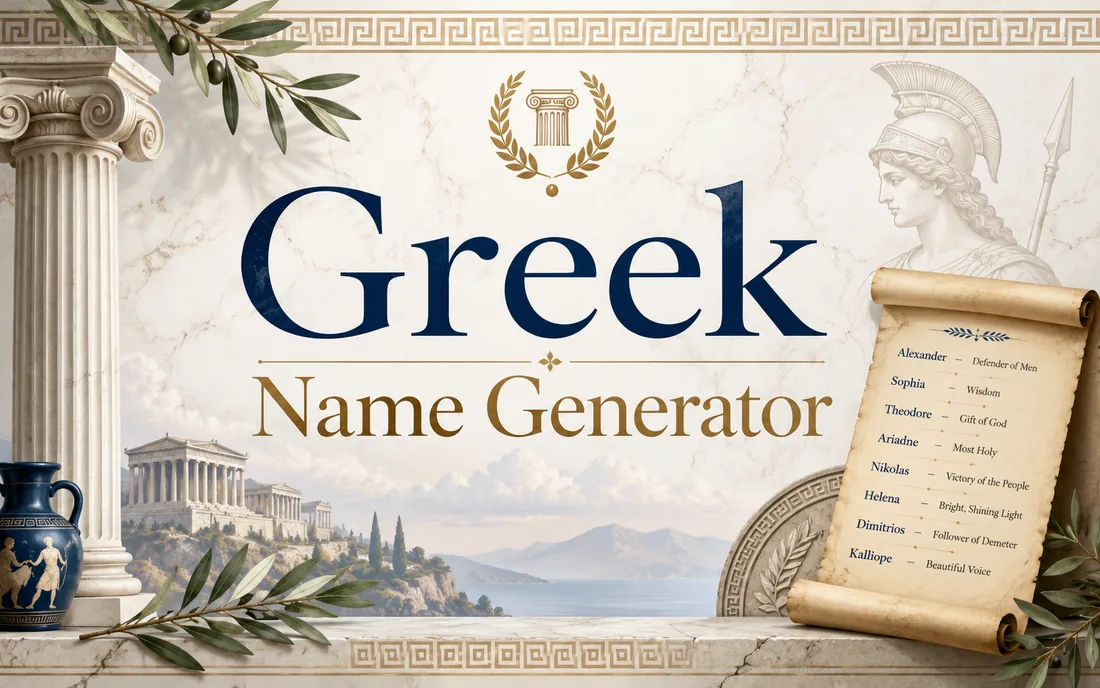 Greek Name Generator illustration 1