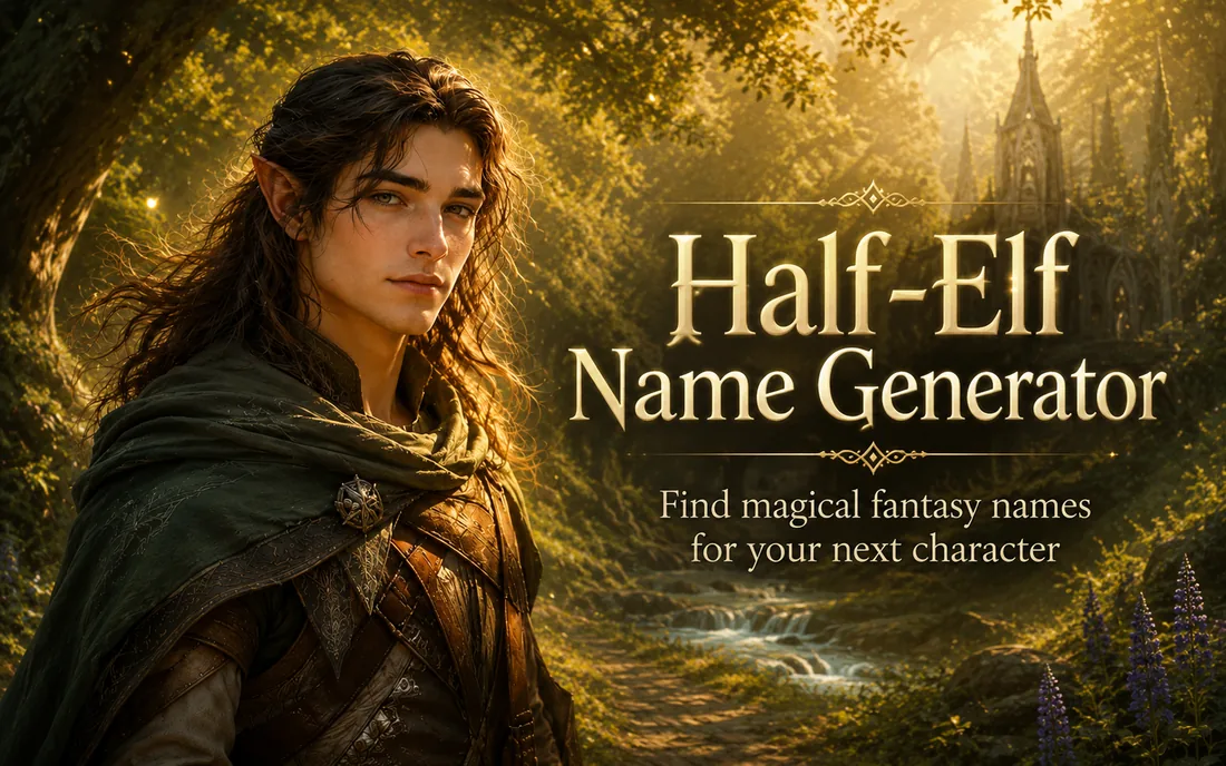 Half Elf Name Generator illustration 1