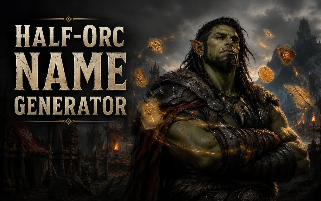 Half Orc Name Generator illustration 1