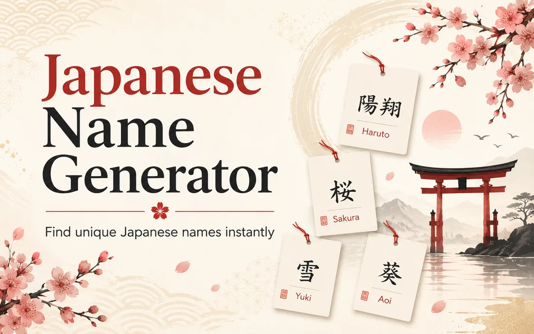 Japanese Name Generator illustration 1
