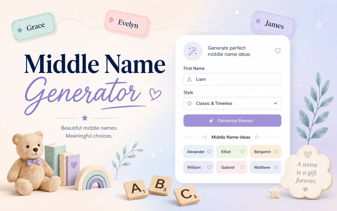 Middle Name Generator illustration 1