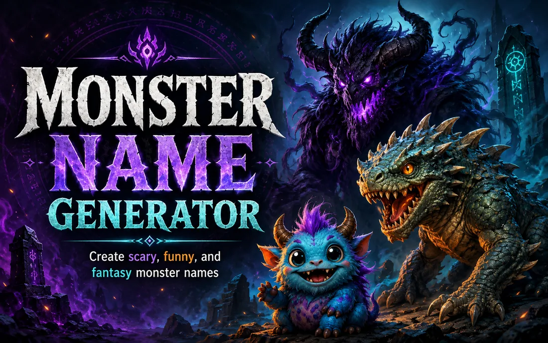 Monster Name Generator illustration 1