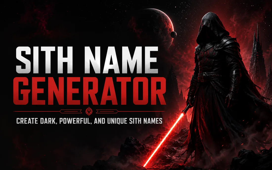 Sith Name Generator illustration 1