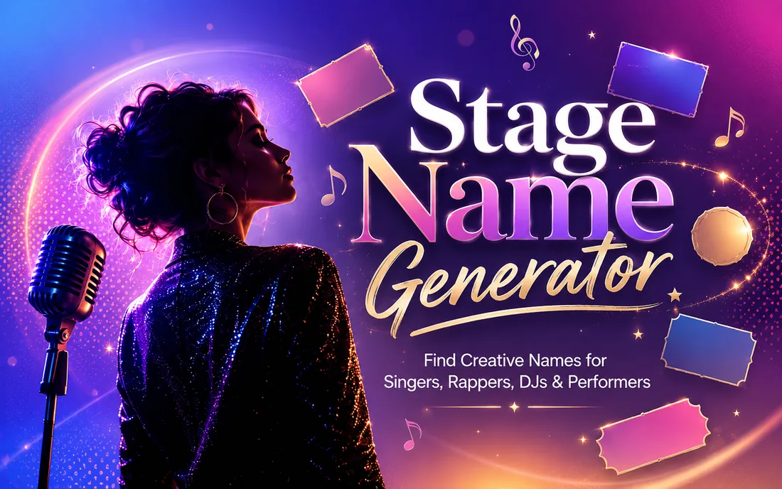 Stage Name Generator illustration 1