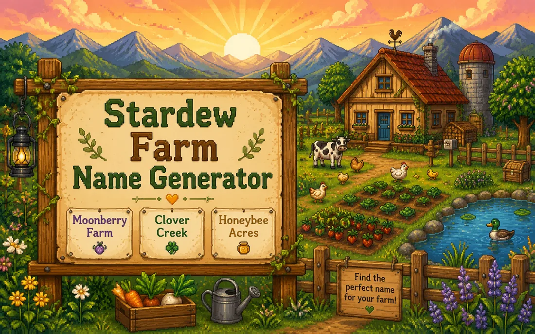 Stardew Farm Name Generator illustration 1