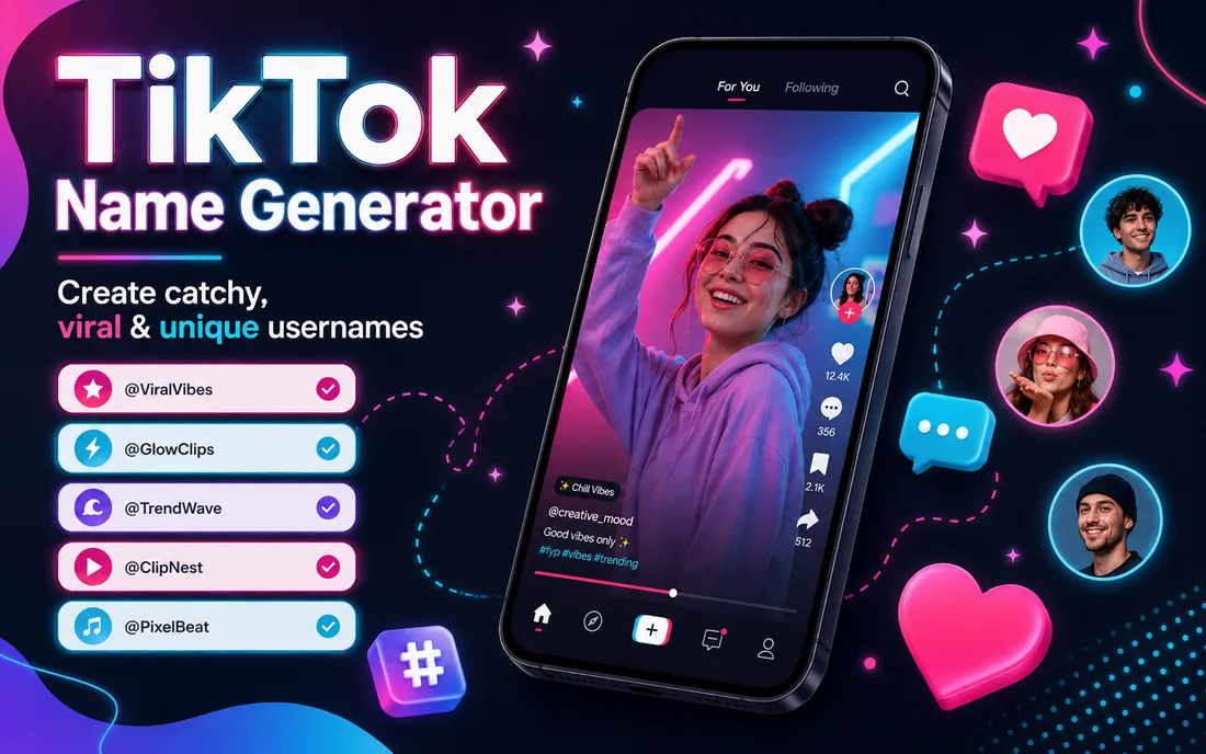 Tiktok Name Generator illustration 1