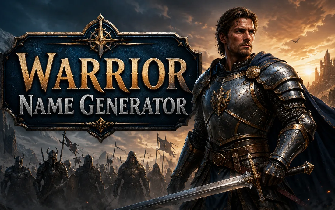 Warrior Name Generator illustration 1